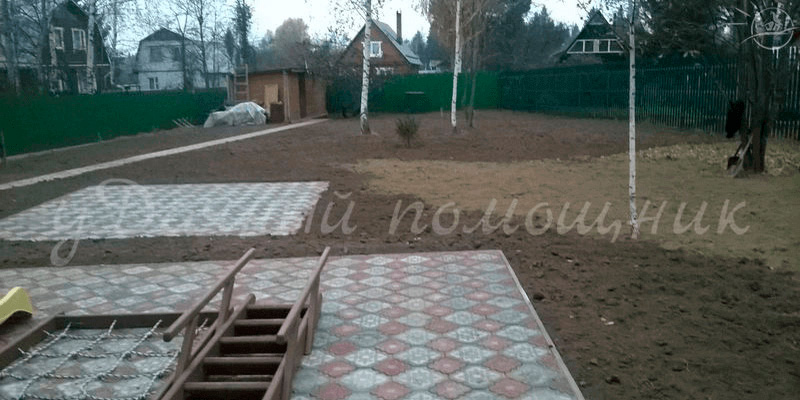 распределение плодородного слоя